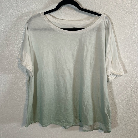 Maurices Tops - Maurices 24/7 Tee Green Ombre Boxy Tee Size 3X